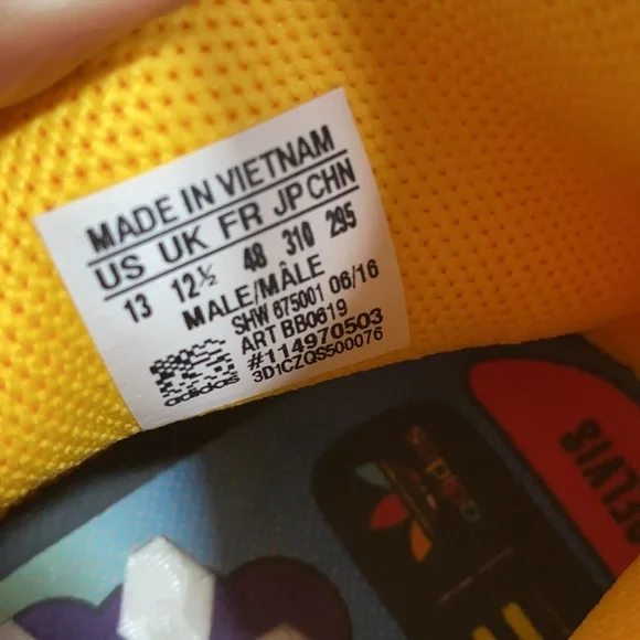 Pharewll Williams Human Race Sneakers/ Yellow - Picture 4 of 7